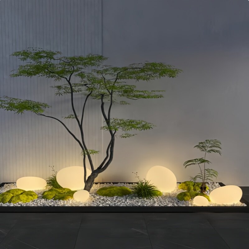 仿真假枫树造景室内外鸡爪槭景观仿生落地绿植摆件植物干景套装