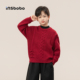 冬装 INSbobo童装 男童上衣女孩新中式 女童针织衫 儿童毛衣秋冬新款
