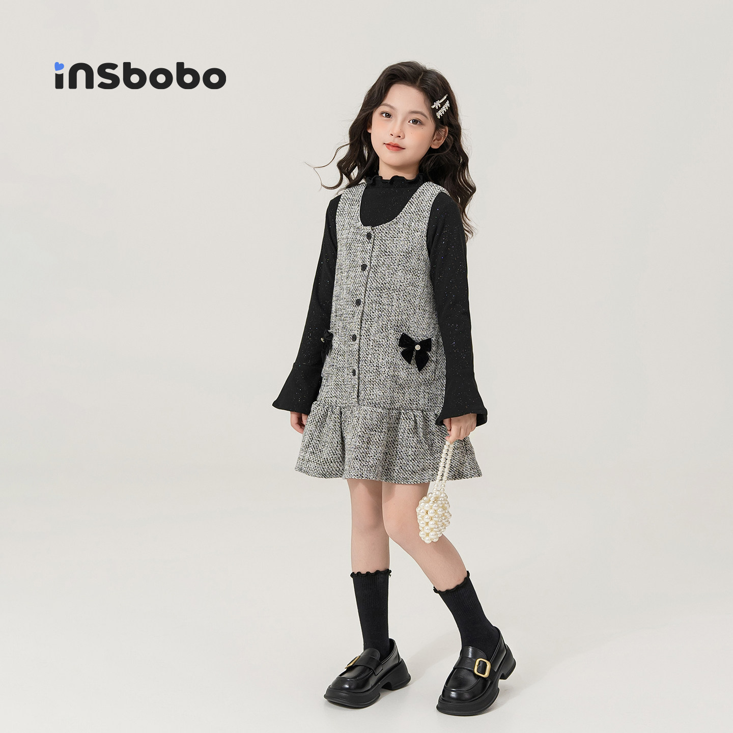 INSbobo儿童连衣裙背心百搭裙