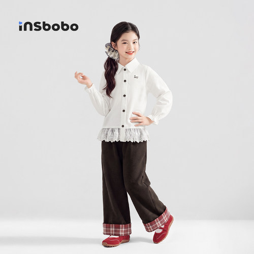 INSbobo儿童套装可爱花边套装