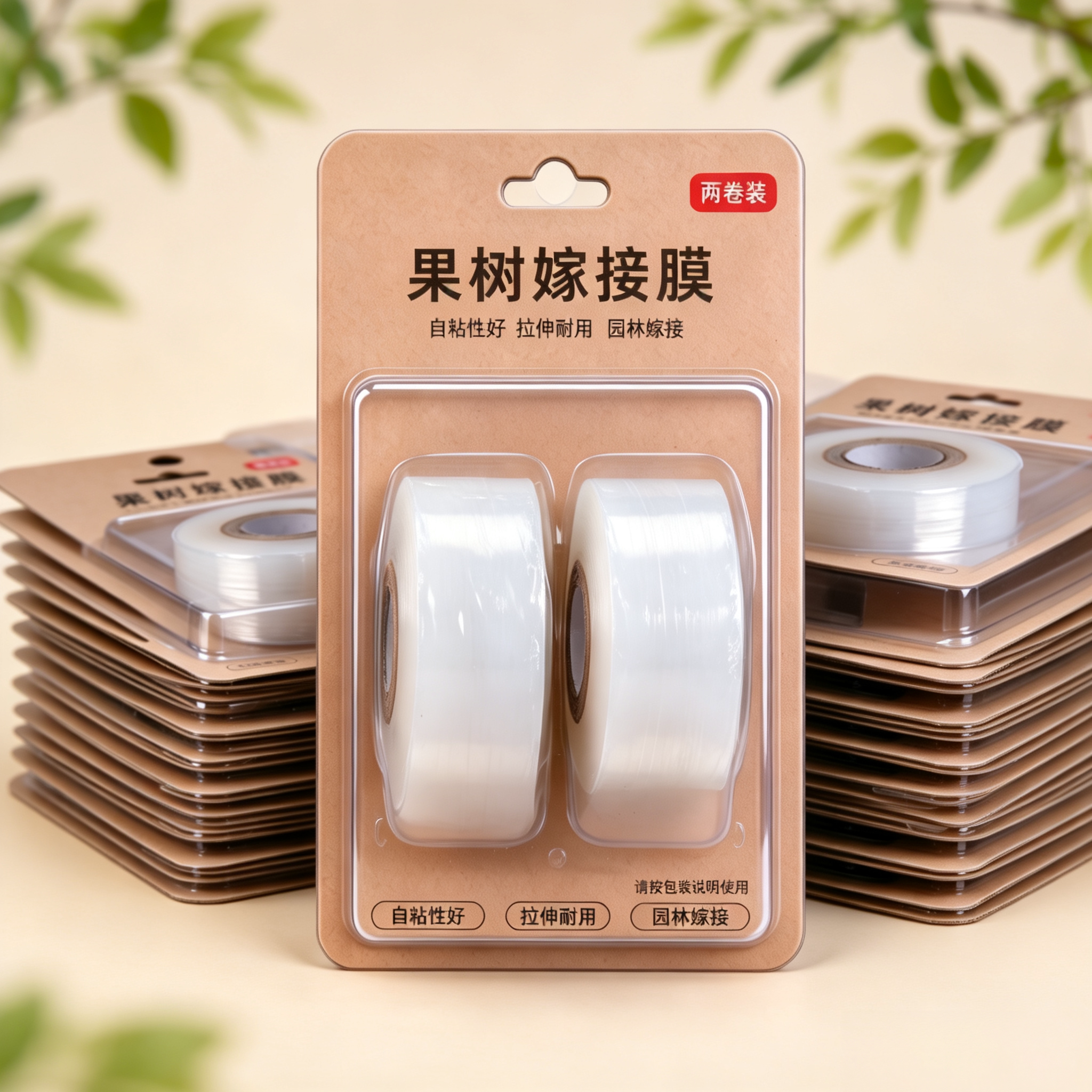 加厚款农用果树嫁接膜高弹耐拉密封性强苗木包扎专用实用园艺用品
