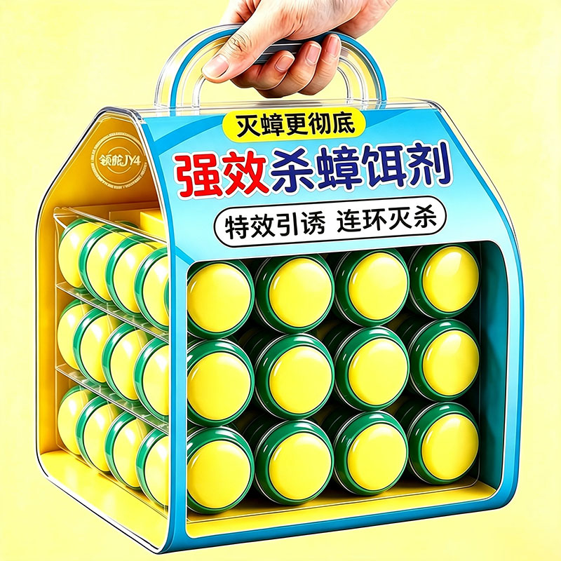 强效杀虫蟑饵剂家用商用蟑螂药出租屋厨房宿舍卫生间蟑螂灭虫神器