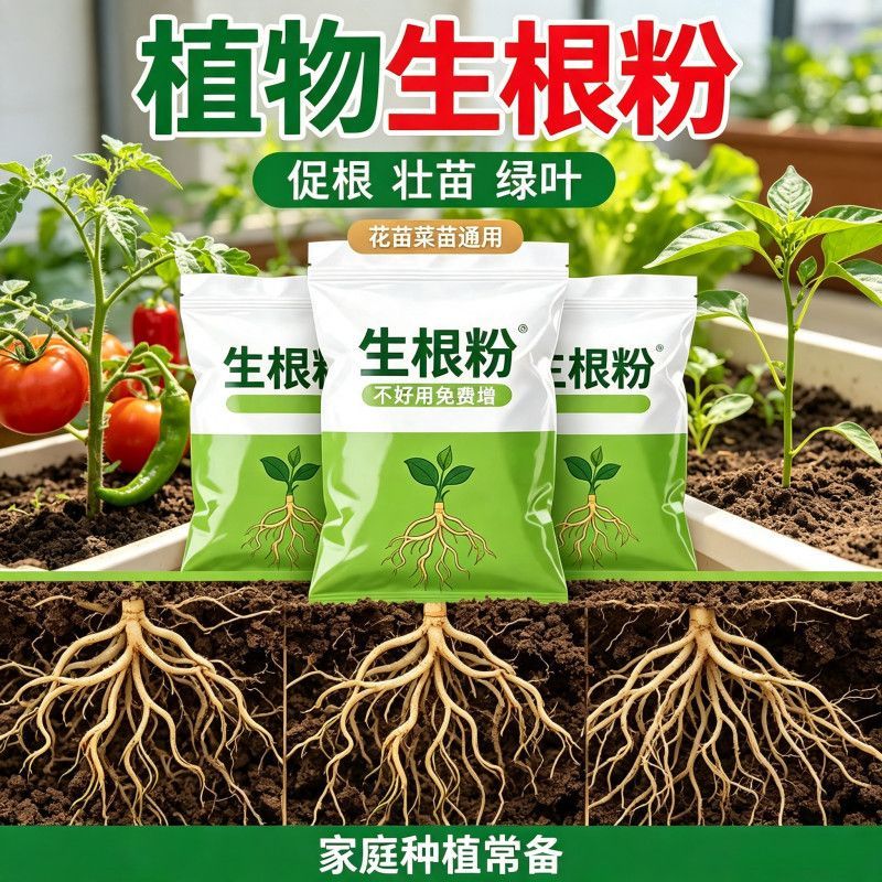 【快速生根】强力生根粉发根小袋通用型花卉插移栽铁树果树苗大全