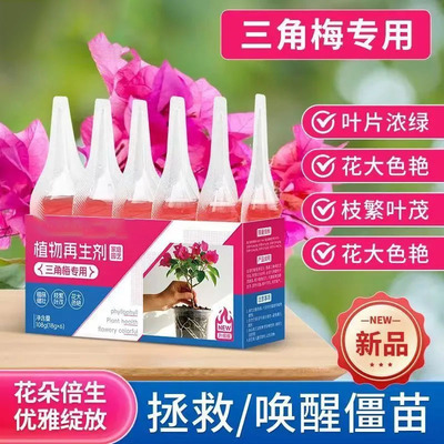 三角梅再生剂生根壮苗促芽防黄叶枯木爆花爆根盆栽通用浓缩营养液