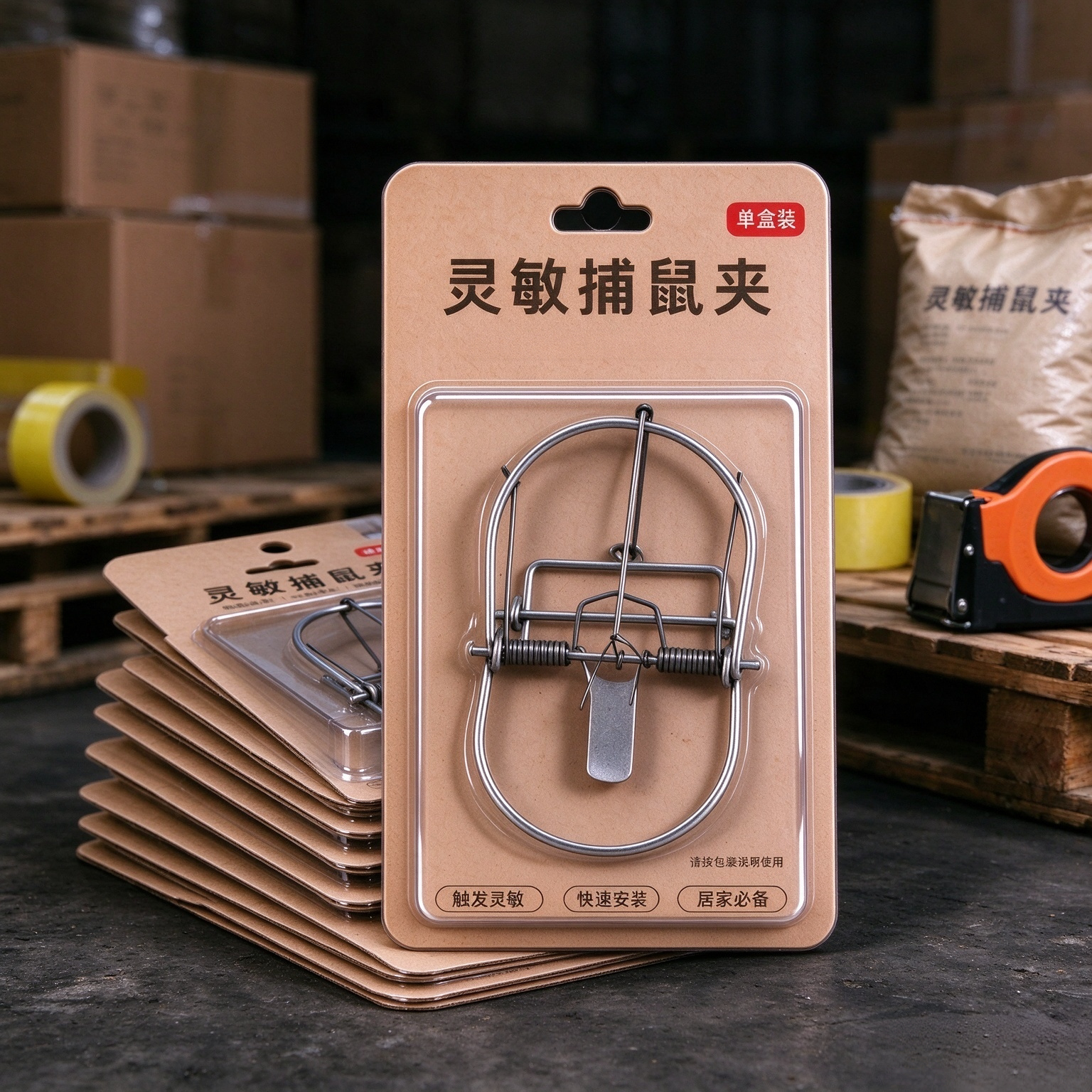 10个装万能抓物器老鼠夹鼠夹老鼠夹子鼠器家用家居老鼠笼子