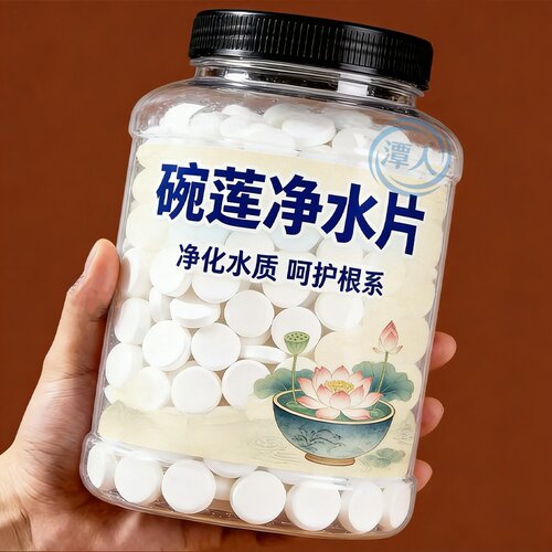 植物保鲜碗莲水培植物专用净水片营养净水保鲜剂富贵土壤渗透剂