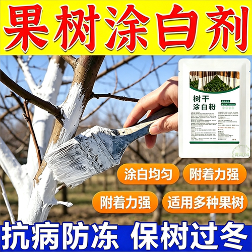 生石灰树干涂白剂防冻刷白