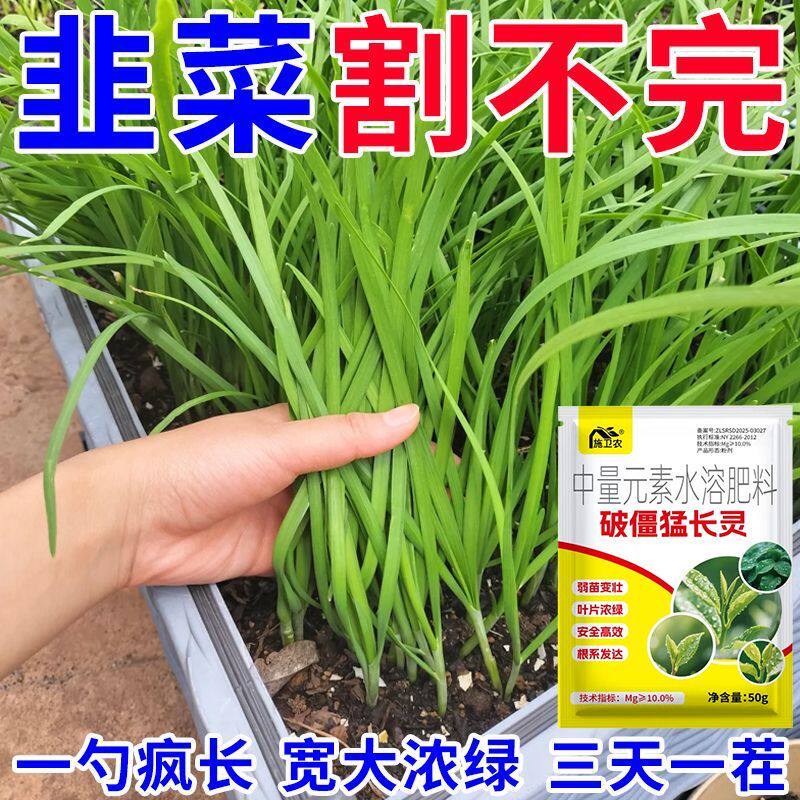一茬接一茬】韭菜专用肥料肥料果蔬菜盆栽绿植物种菜通用缓释肥料
