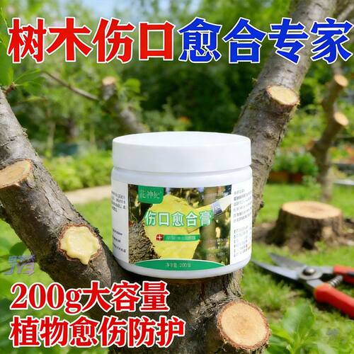 植物伤口愈合剂树枝修复膏果树封口胶涂膜剂愈合膏大树伤口活化剂