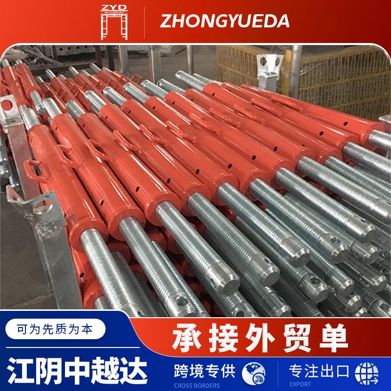 可调节盘扣式脚手架配件移动脚手架斜撑支撑拉杆建筑钢支撑脚手架