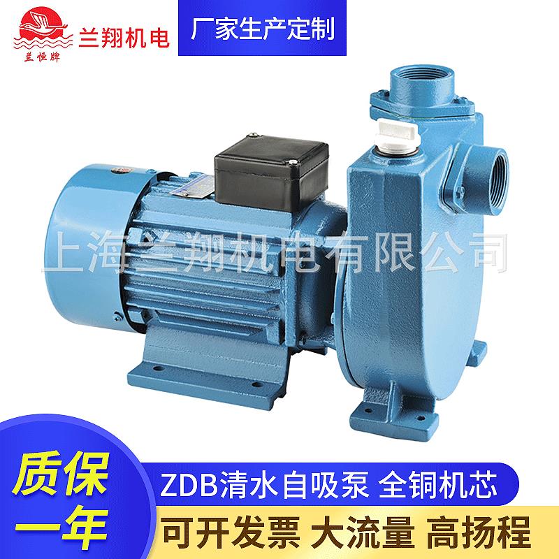 供应牌ZDB自吸泵清水型大流量高扬程增压泵厂家自吸式