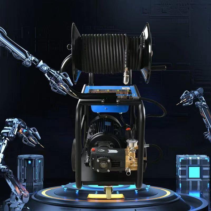 大功率电动管道疏通机专业通下水道工具物业清理下水管道堵塞神器