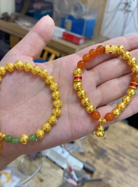 金包银手串珐琅彩古法葫芦手链