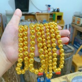 送礼女锁骨链 佛珠金包银项链散珠可diy时尚 经典 圆珠项串金店同款