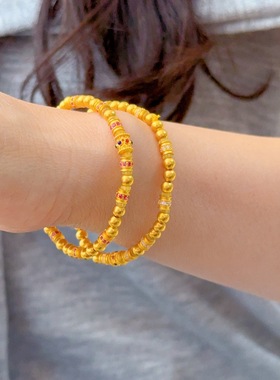 金包银手链女彩钻幻彩串珠送女友