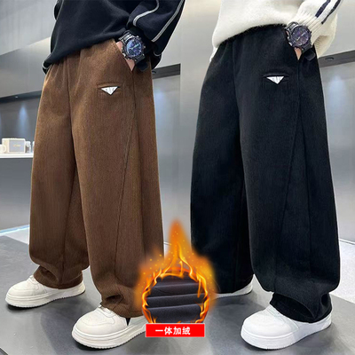 潮流洋气男童裤子童装冬款保暖
