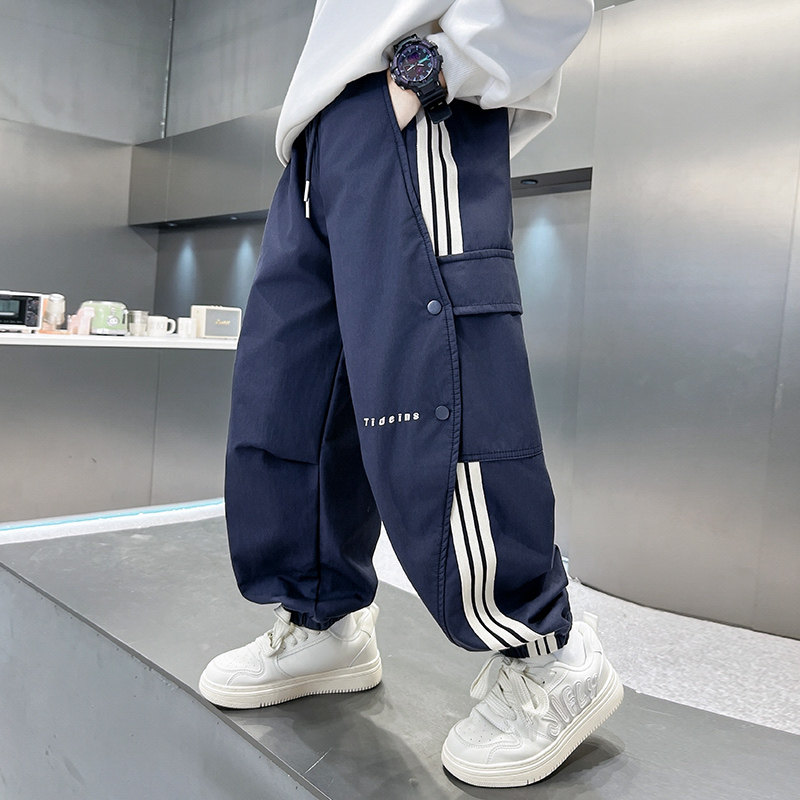 儿童套装男童裤子春秋款2026新款春装运动长裤中大童春季休闲男孩