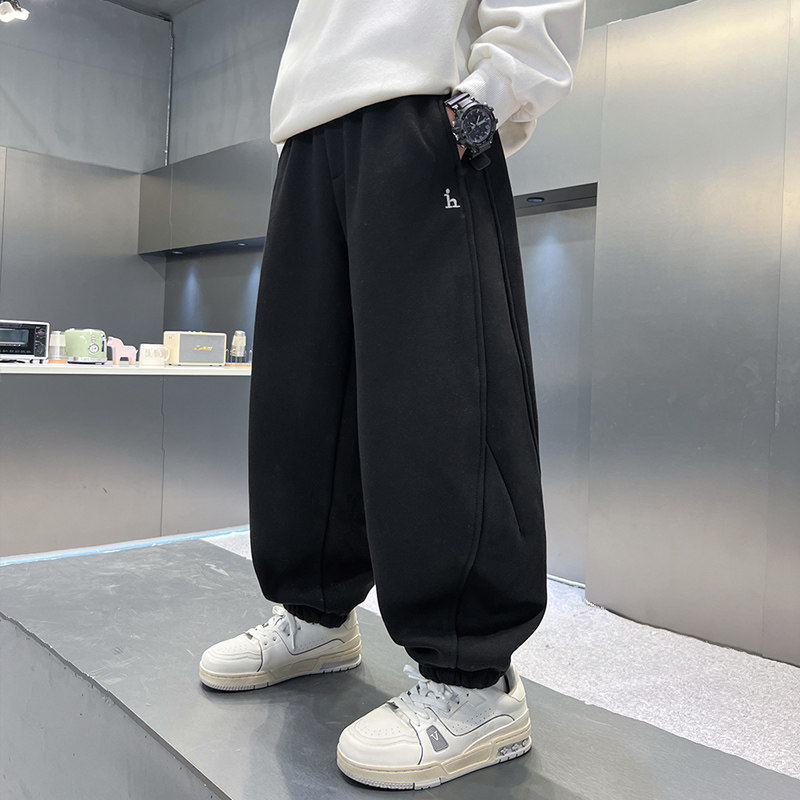 男童裤子春秋款2026新款儿童装秋季潮酷痞帅风长裤男孩秋装青少年
