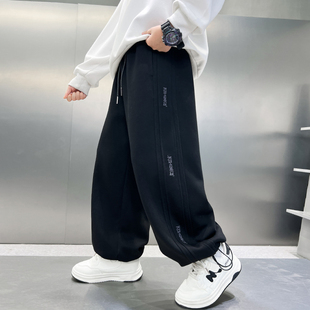 直筒男孩儿童春秋又酷又飒卫裤 男童秋季 中大童运动裤 子2025新款 裤