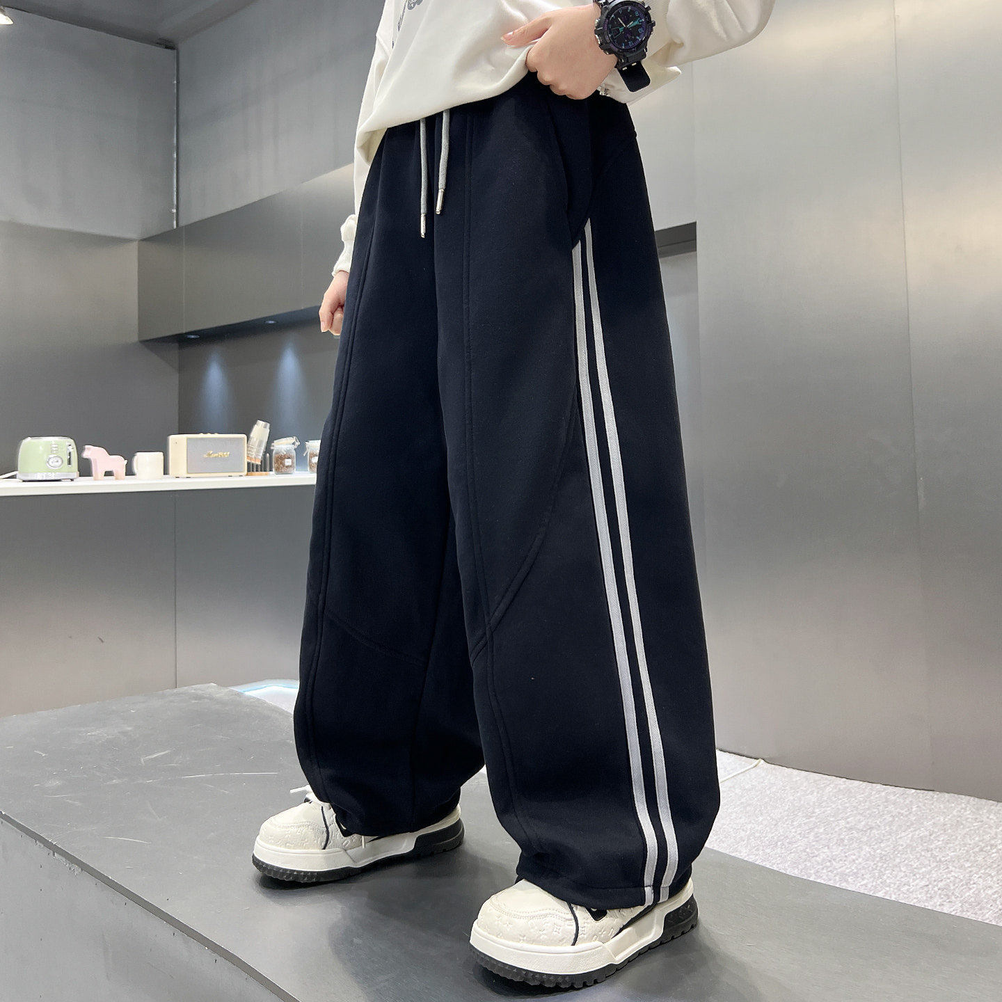 男童裤子春秋款2026新款男孩秋装工装裤大儿童装秋季休闲运动裤潮