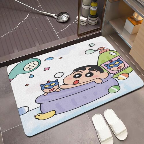 硅藻泥浴室卫生间门口防滑吸水垫