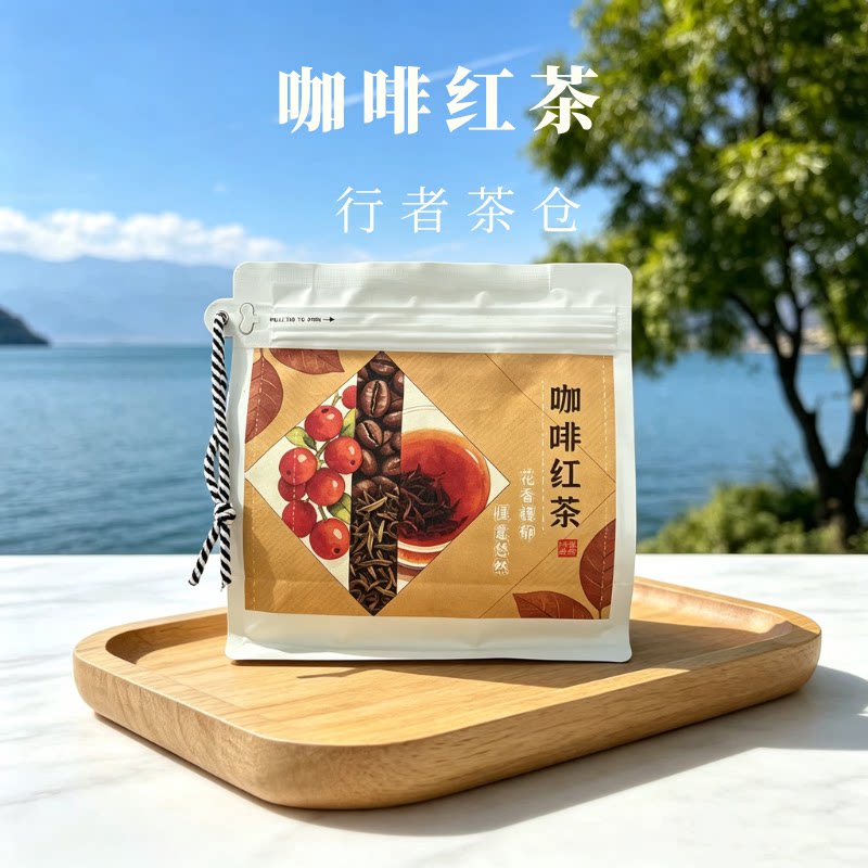 云南特产大理伴手礼红茶桂花红茶玫瑰红茶茉莉红茶花茶普洱咖啡