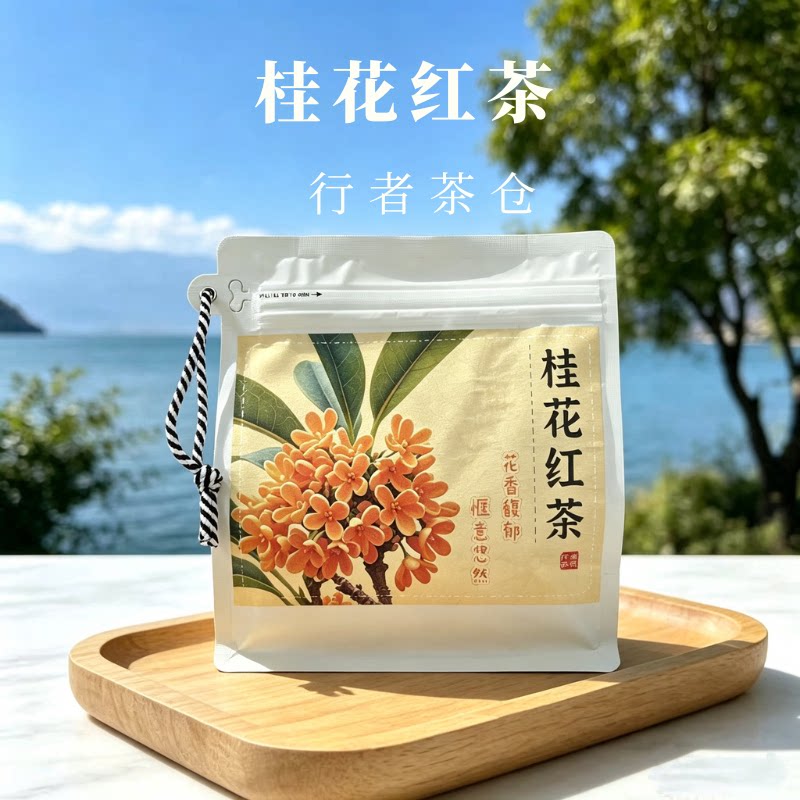 云南特产大理伴手礼红茶桂花红茶玫瑰红茶茉莉红茶花茶普洱咖啡