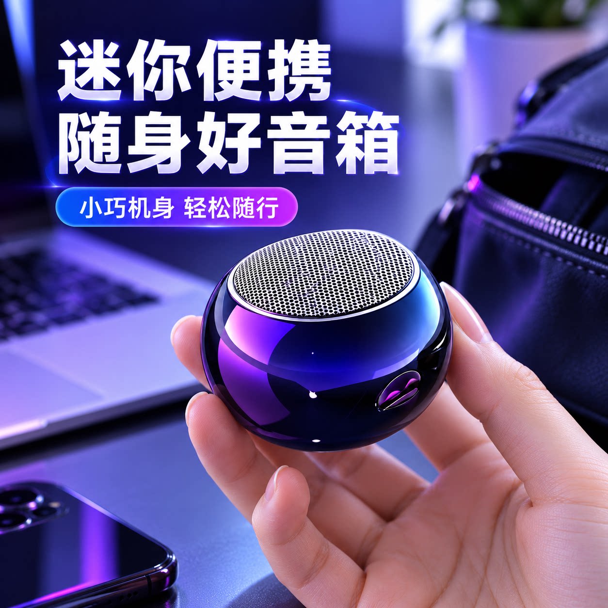 蓝牙迷你音箱低音炮大音量户外