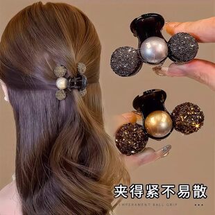 半扎发发夹女后脑勺温柔披肩抓夹高级感小号头发夹子抓夹发卡头饰