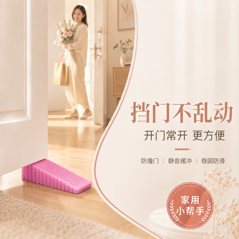 硅胶防风防撞门吸宝宝防夹手图片