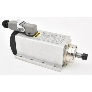 华江电主轴源头工厂1.5W方型风冷带边电动主轴厂家