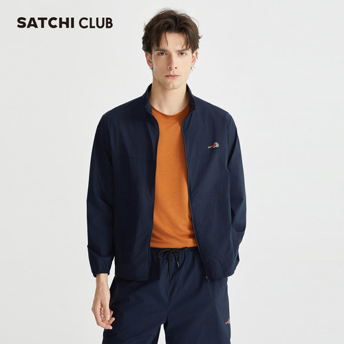 高尔夫SATCHI立领防风夹克