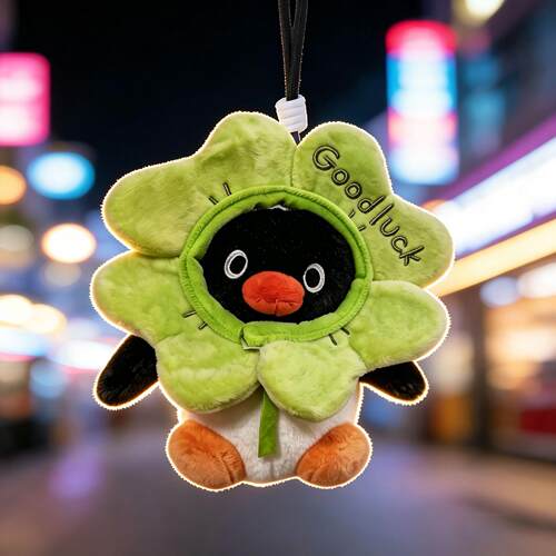可爱Pingu企鹅正版毛绒挂件包包挂饰钥匙扣公仔车载桌面小摆件
