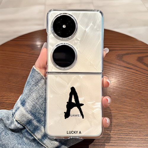 适用华为pocket2手机壳p50pockets透明折叠防摔女生novaflip可爱士vivo xflip硬式外壳OPPO Find N3 Flip n2