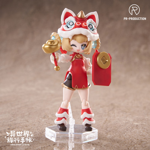 异世界旅行手帐SP01 芮狮献礼 芮妮·布朗 拼装模型 BJD MJD 潮玩