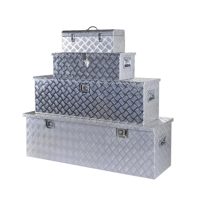 铝合金箱子加厚小号铝合金工具收纳箱工具盒铝箱手提箱厂家