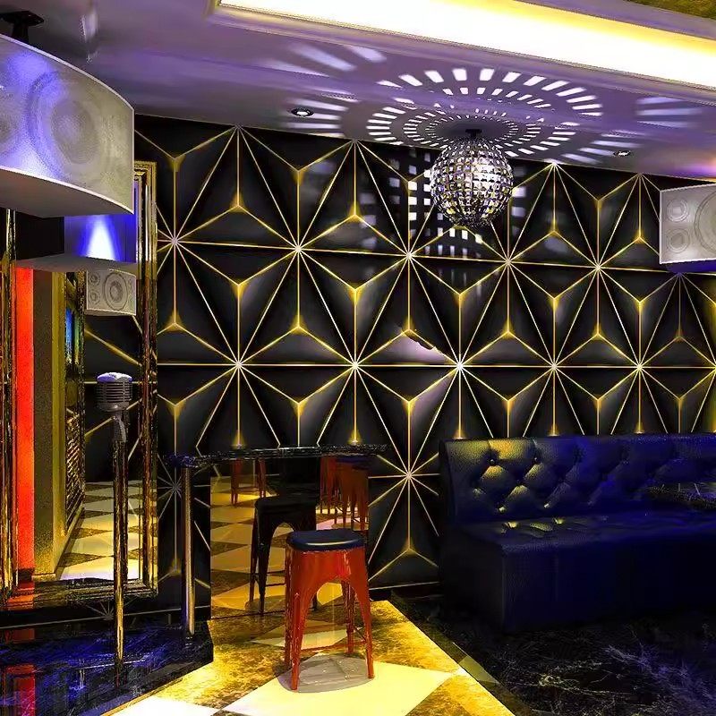 ktv酒吧背景墙纸歌厅闪光墙布3d立体反光亮光走廊舞厅装修墙壁纸,家装主材,定制壁画,淘宝优惠券,粉丝福利购,淘宝优惠卷