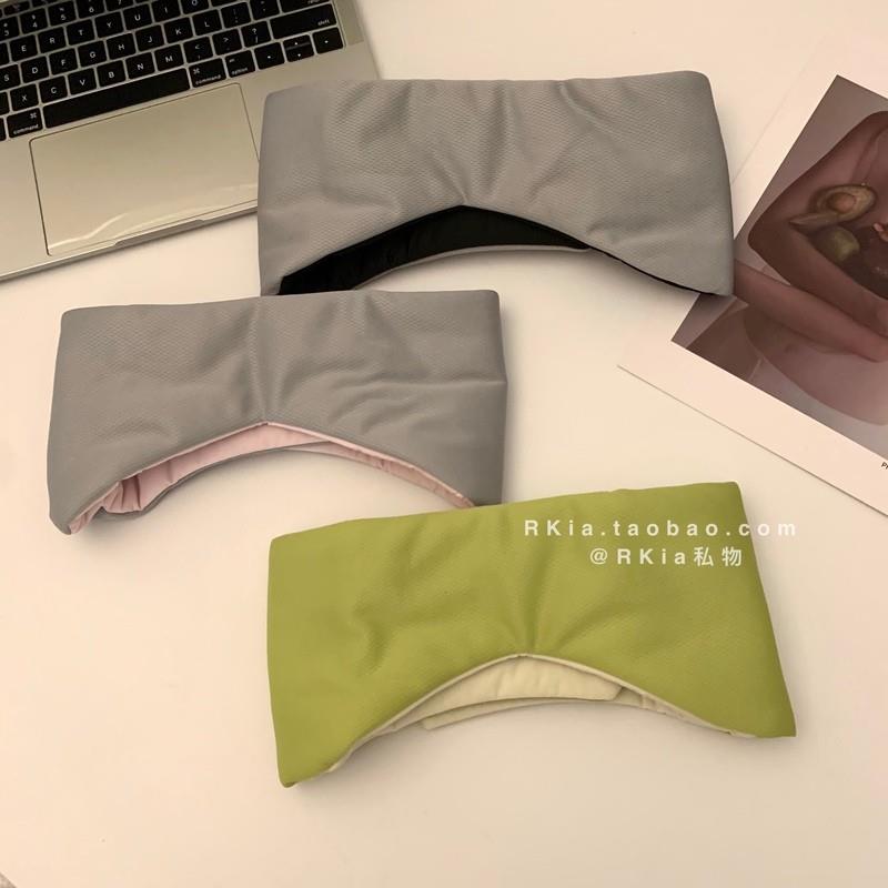 双面冰丝可调节遮光睡眠眼罩凉感