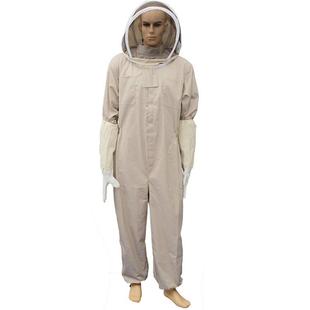 手套 养蜂工具防蜂服蜜蜂防护出口工具半身连体衣半身太空服套装