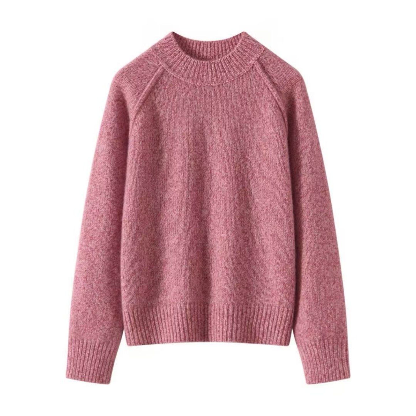 康宝莱丝羊绒花纱加厚插肩女半高领简约休闲风山羊绒衫套衫针织衫,女装/女士精品,羊绒衫,淘宝优惠券,粉丝福利购,淘宝优惠卷