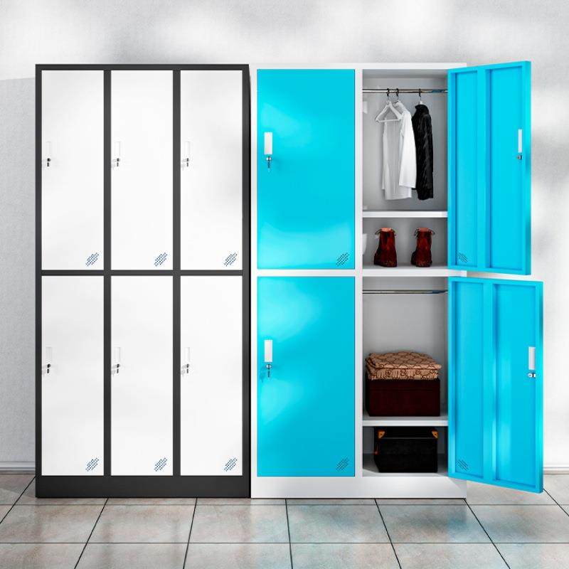 彩色员工柜更衣柜健身房存包柜铁皮柜浴室换衣柜带感应锁储物柜,商业/办公家具,文件柜,淘宝优惠券,粉丝福利购,淘宝优惠卷