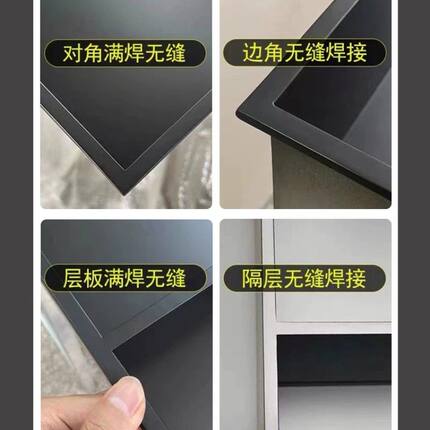 成品不锈钢电视机壁龛嵌入式客厅65寸75寸85寸电视金属框展示书柜