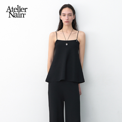 Atelier Nain2025年夏季新款吊带背心韩版甜辣小众时尚无袖上衣女