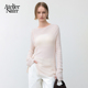 Nain2025年秋冬新款 设计感长袖 薄款 Atelier 针织衫 女韩版 套头衫 女