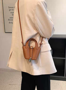 mini菜篮子小包包女斜挎2025新款爆款轻奢小众独特精致高级感包包