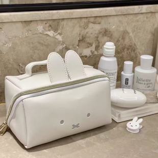 米兔兔手提化妆包新款高颜值大容量便携外出旅行洗漱收纳包