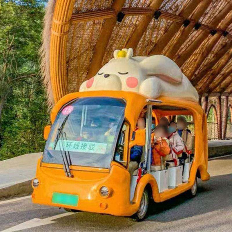 福建造型电动观光车电动巡逻车生产厂家电动游览观光车价格及图片