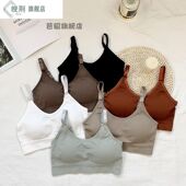 少女内衣女无钢圈背心式 文胸初高中生聚拢裹胸无痕学生抹胸小吊带