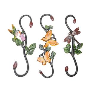 铸铁S形挂钩猴子动物挂钩长臂猿挂具钩子装饰挂具多肉花篮吊钩