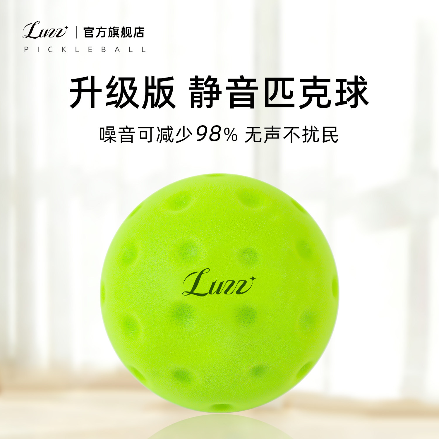 Luzz路兹室内静音匹克球专业比赛洞洞球泡菜球运动训练无声不扰民